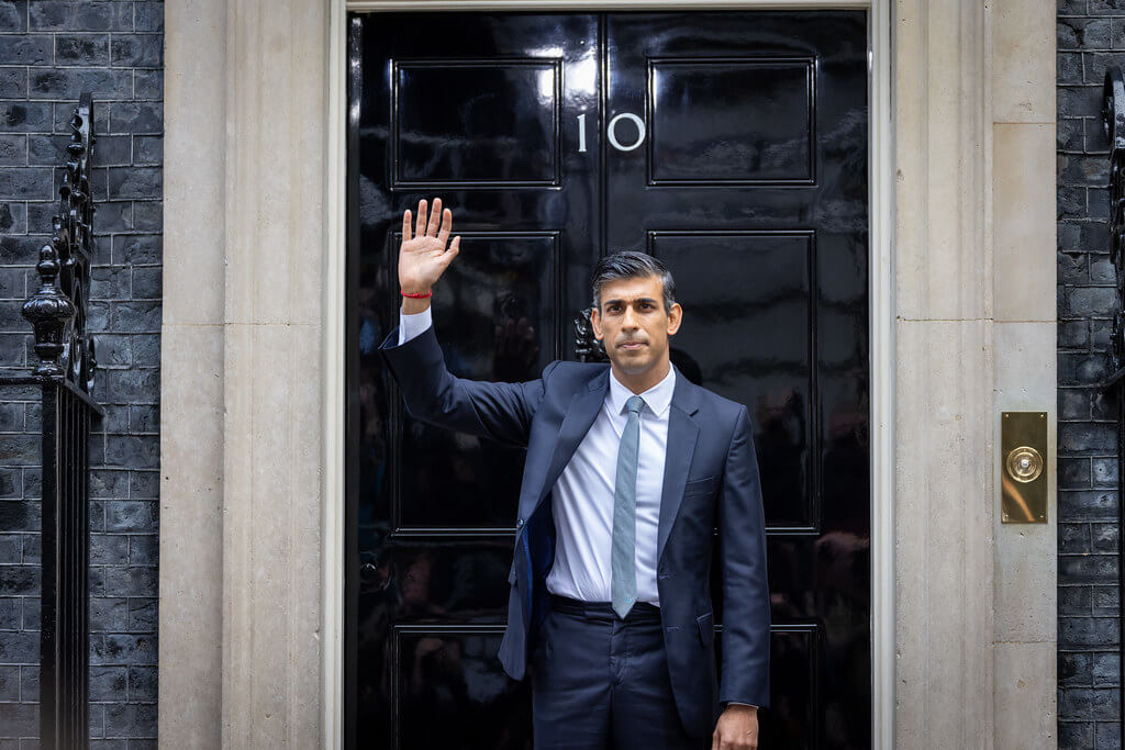 Nový premiér v Downing Street 10 / Simon Walker/ No 10 Downing Street