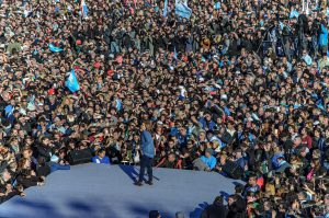 bývalá premiérka Argentiny Cristina Fernández de Kirchner při veřejném projevu/foto: Shutterstock