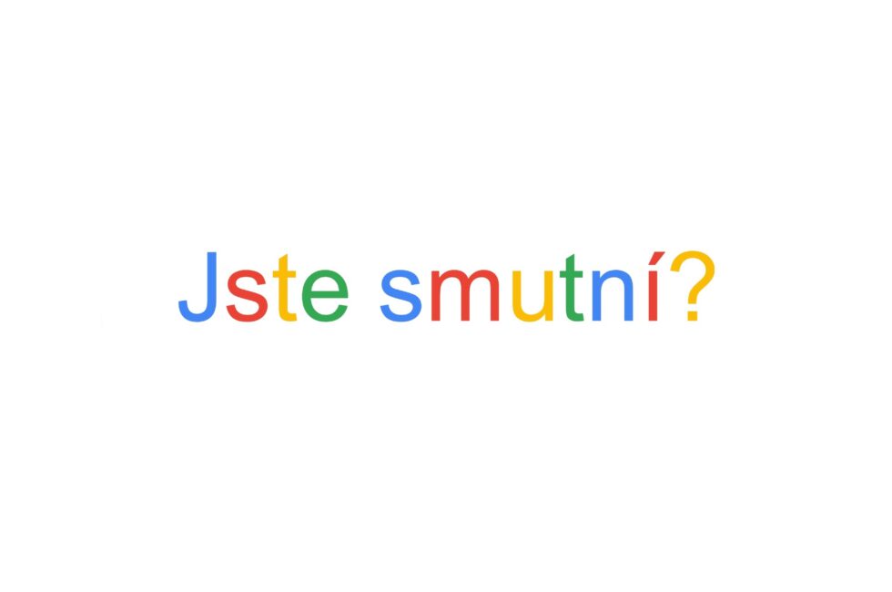 Jste smutní v barvách Google. Foto: Voxpot