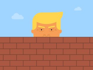 Karikatura Donalda Trumpa. Foto: Shutterstock