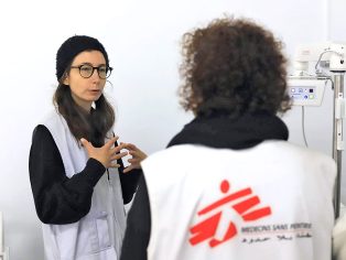 Pascale Coissard v Rafahu | Foto: Mariam Abu Dagga / Lékaři bez hranic
