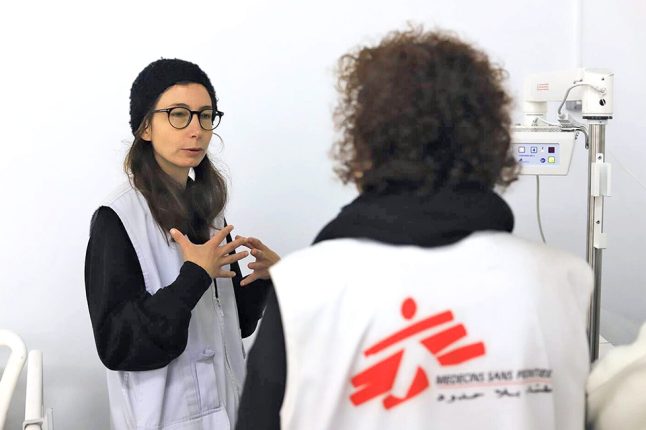 Pascale Coissard v Rafahu | Foto: Mariam Abu Dagga / Lékaři bez hranic