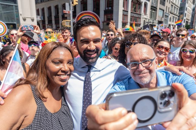 Zohran Mamdani na newyorském pochodu Pride | Foto: Shutterstock