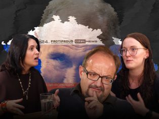 Denisa Hejlová, Josef Šlerka a Lucie Čejková v debatě Voxpotu | Foto: Archiv