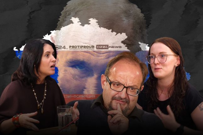 Denisa Hejlová, Josef Šlerka a Lucie Čejková v debatě Voxpotu | Foto: Archiv