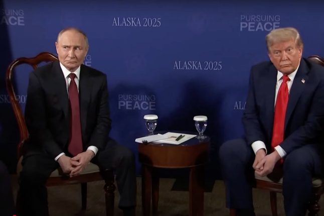 Vladimir Putin a Donald Trump před schůzkou na Aljašce | Foto: Úřad prezidenta Ruské federace