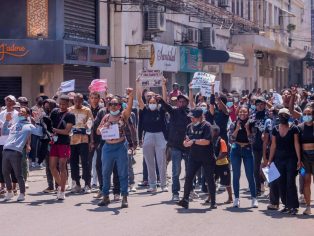 Demonstranté v ulicích na Madagaskaru | Zdroj: Discord